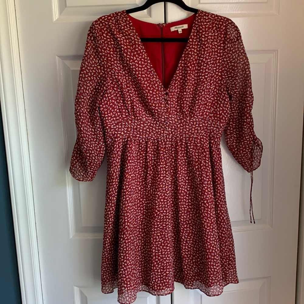 Madewell Starviolet Mini Dress in Ditsy Flowers - Size 8